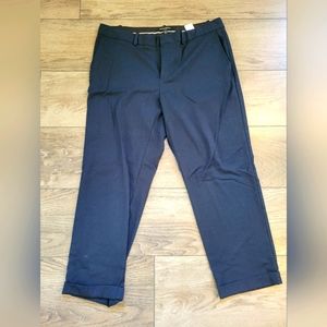 Banana republic dark navy blue capri sz 12